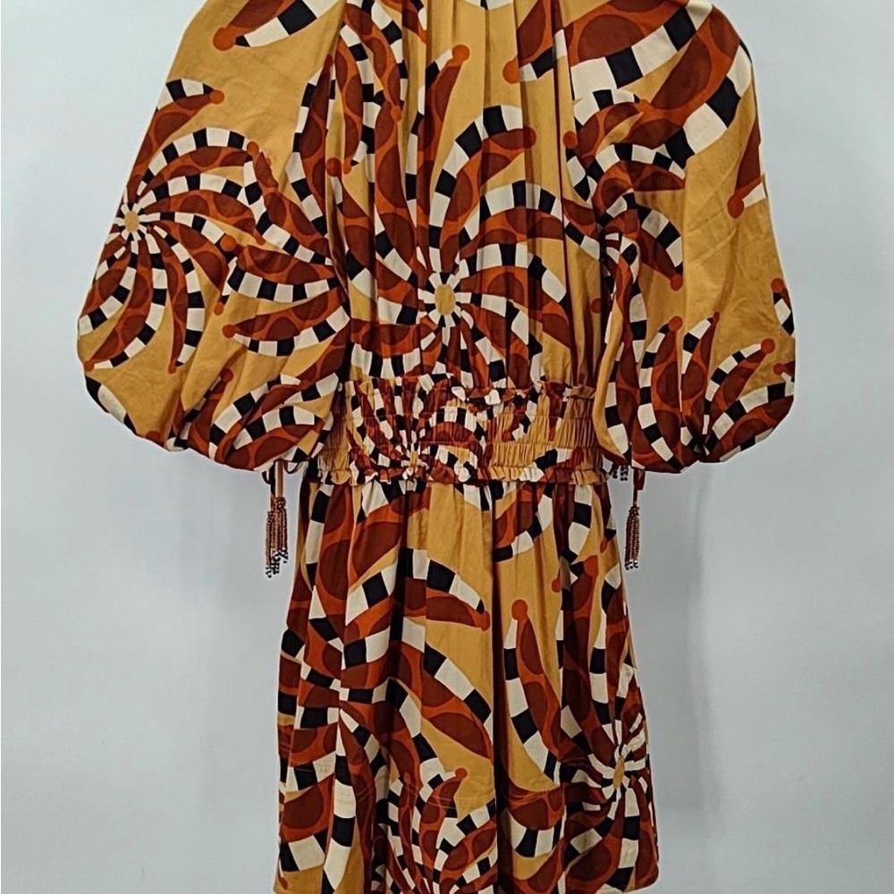 Farm Rio Banana Button Down Mini Dress NWT. Size Small - Picture 4 of 9